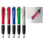 Curvaceous Stylus Ballpoint With Light