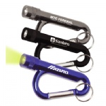 Metal Carabiner Flashlight with Split Ring