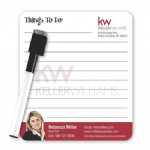 Memo Magnet Dry Erase - Rnd Corner