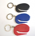 Plastic letter opener keychain with LED light