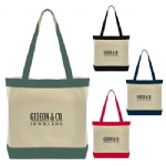 Color Accent Cotton Tote