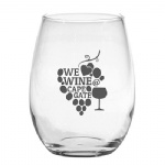15 oz. Stemless White Wine Glass