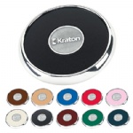 Round Leather and Zinc Coasters
