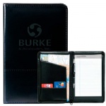 Script Zippered Jr. Padfolio