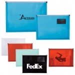 Zip Closure Envelope with Business Card Slot