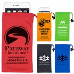 Clean-N-Carry Spot Microfiber Drawstring Pouch