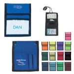 Nylon Neck Wallet Badge Holder