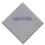 Silver Gray Beverage Napkin