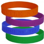 Custom Debossed Wristbands 1/2