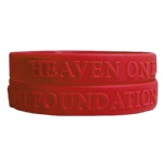 Custom Embossed Wristbands 1/2