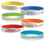 Silver Silicone Bracelets